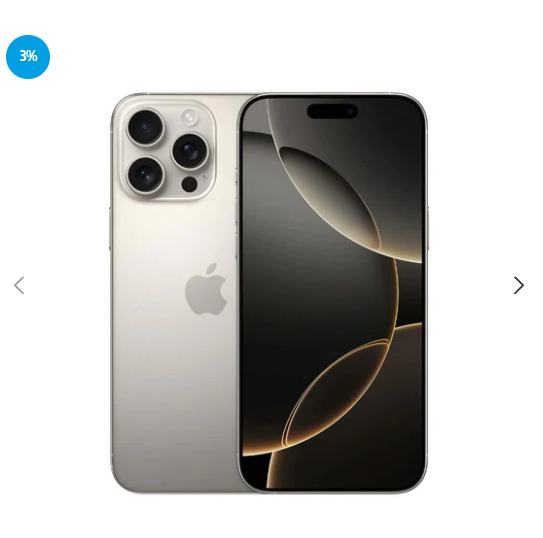 Apple iPhone 16 Pro Max 512GB 6.9 inch | Natural Titanium